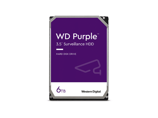 Dahua, WD60PURX, Western Digital HDD 3.5 6TB SATA Surveillance PURZ