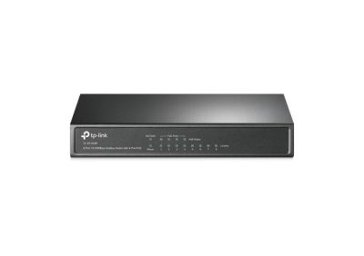 TP-Link, SF1008P, 8-Port 10/100Mbps Desktop Switch With 4-Port PoE