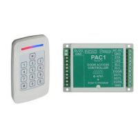 Presco, PAC-1 KIT, Single Door Access Controller, 12/24v AC/DC, 400 User Code, Egress Button Input, Includes PRE Keypad