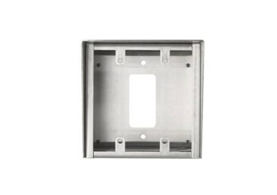 Aiphone, SBX-2G/A, Surface Mount Box For 2-Gang Stainless Steel Stations