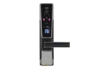 ZKTeco, ZM100, Silver, Smart Lock With Hybrid Biometric Recognition Tech - Facial Rec, FP, Mi Card Or Code