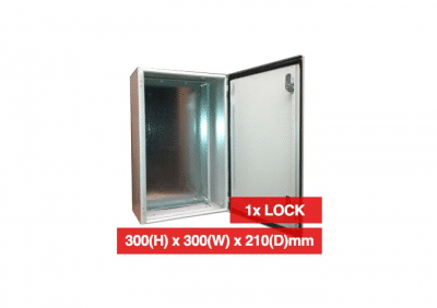 PSS, GB1033, 300W x 300H x 210 IP66 Steel Enclosure
