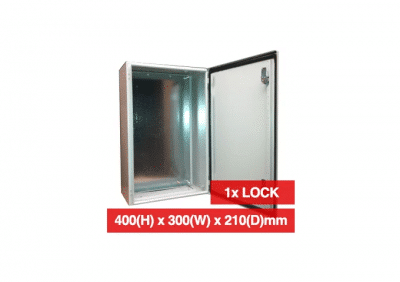 PSS, GB1034, 300W x 400H x 210 IP66 Steel Enclosure