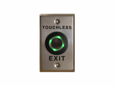 DFM, WEL3761S SECOR Touchless Button, Standard Stainless Plate