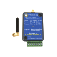 Elsema, PCK43304W 4 Channel Pentacode High Power Transmitter with External Input
