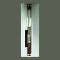 ASSA ABLOY 210100-528, ES100/110 Long Slim – DIN LH SQR CNR S/Steel F/Plate